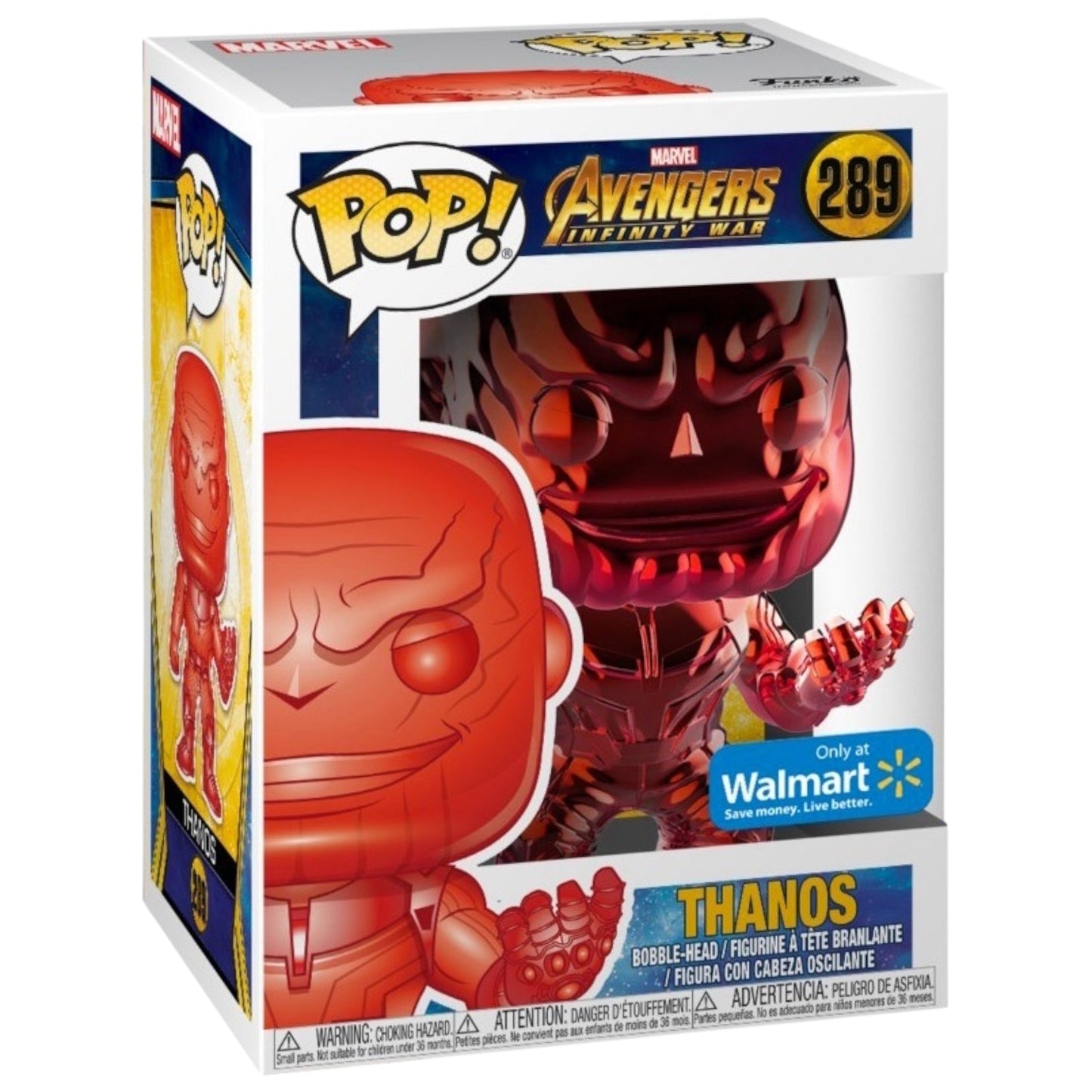 Funko Pop ! Marvel 289 Thanos (red chrome)