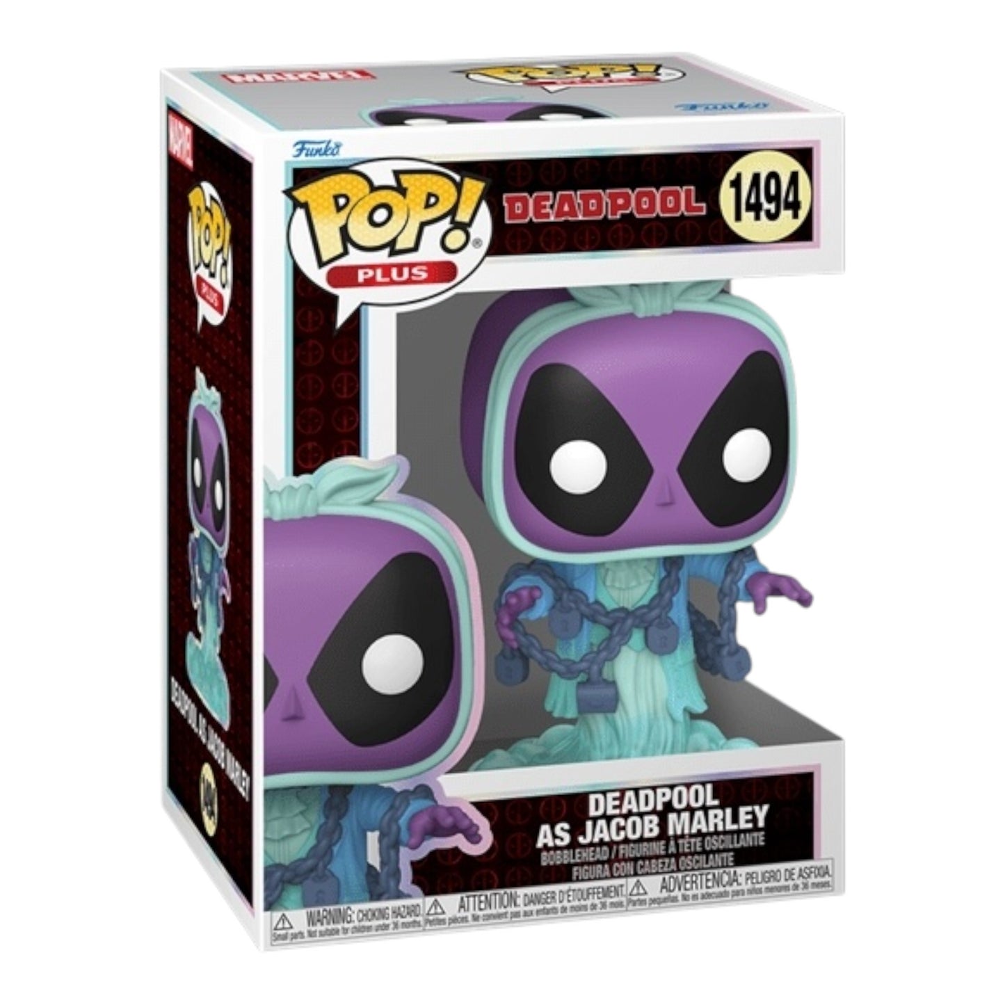 Funko Pop ! Marvel 1494 Deadpool as Jacob Marley