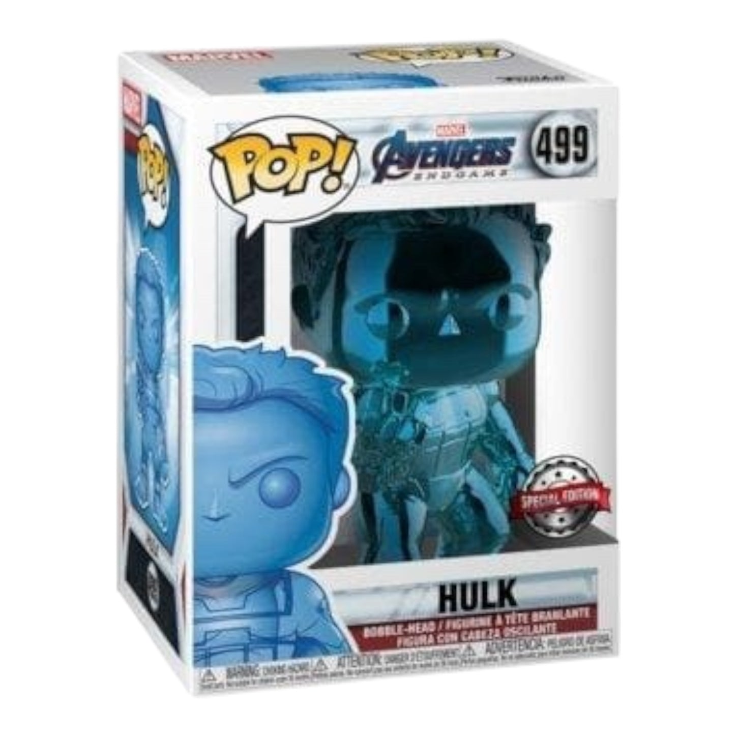 Funko Pop ! Marvel 499 Hulk (blue chrome)
