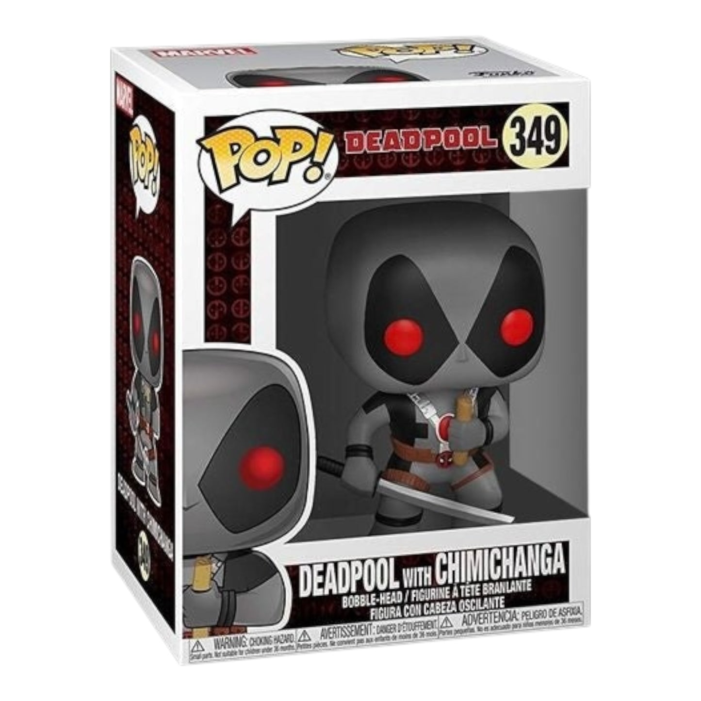 Funko Pop ! Marvel 349 Deadpool with chimichanga