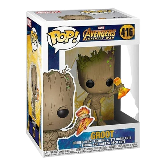 Funko Pop ! Marvel 416 Groot with stormbreaker