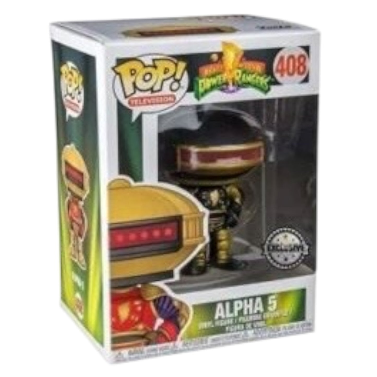 Funko Pop ! TV 408 Alpha 5 ( Black and Gold )