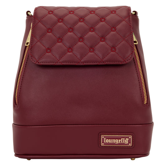 Loungefly Red Pin Trader Convertible Mini Backpack & Crossbody