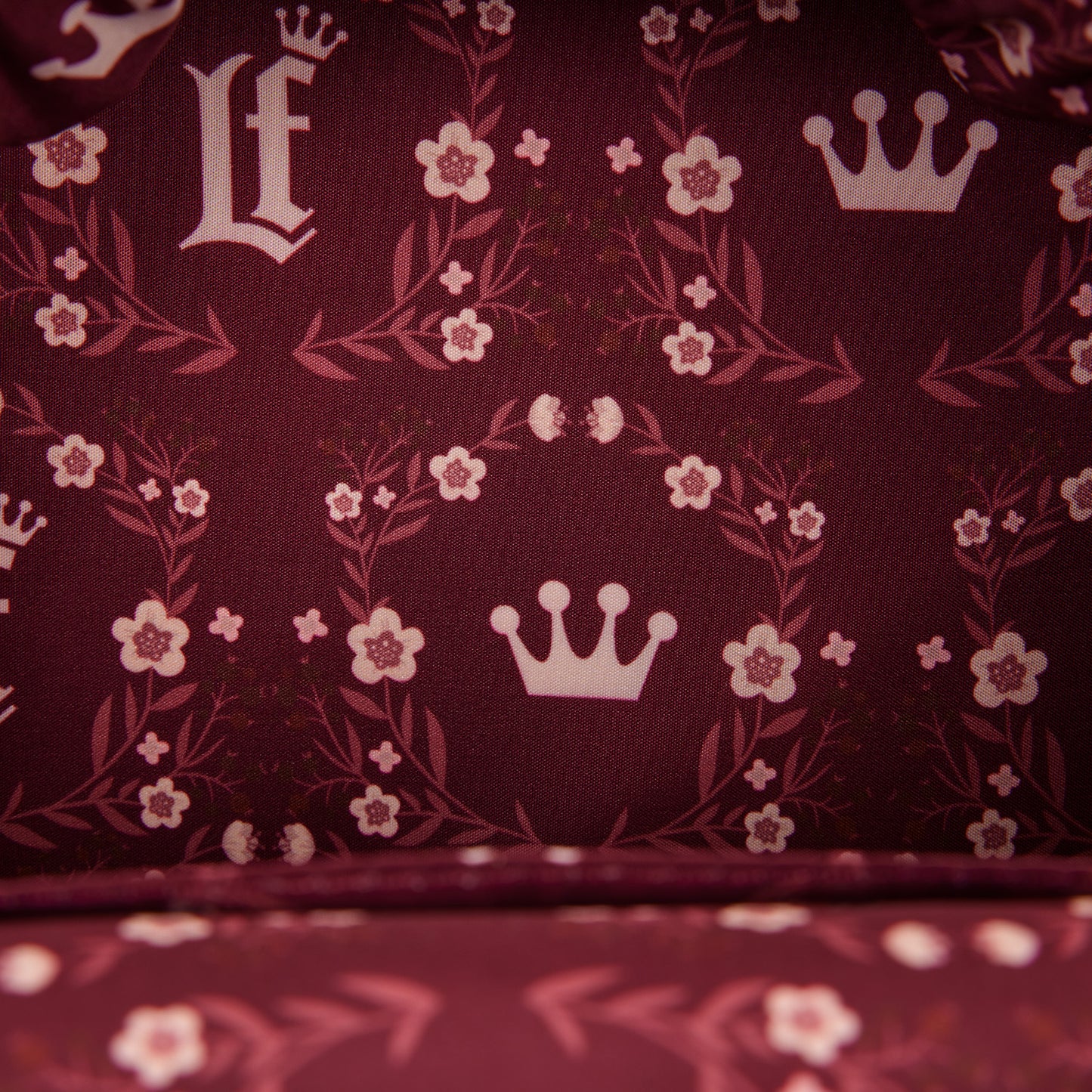 Loungefly Cream And Red Floral Sling Bag