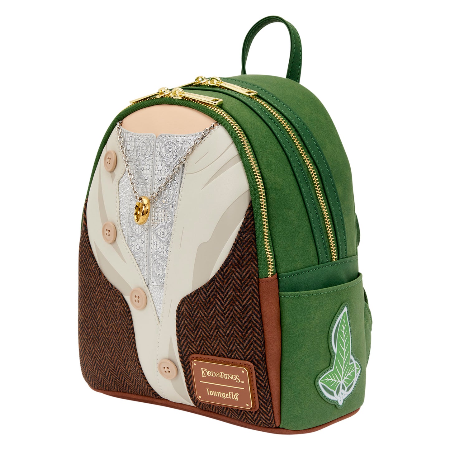 Loungefly Warner Brothers Lord of the Rings Frodo Mithril Cosplay Mini Backpack