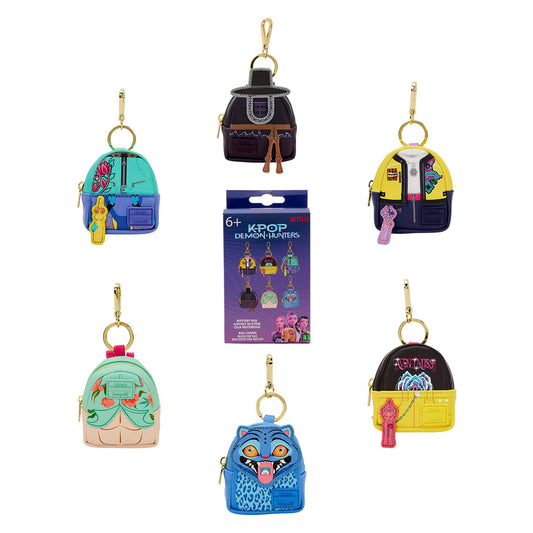 K-Pop Demon Hunters Mystery Mini Backpack Keychain Charm