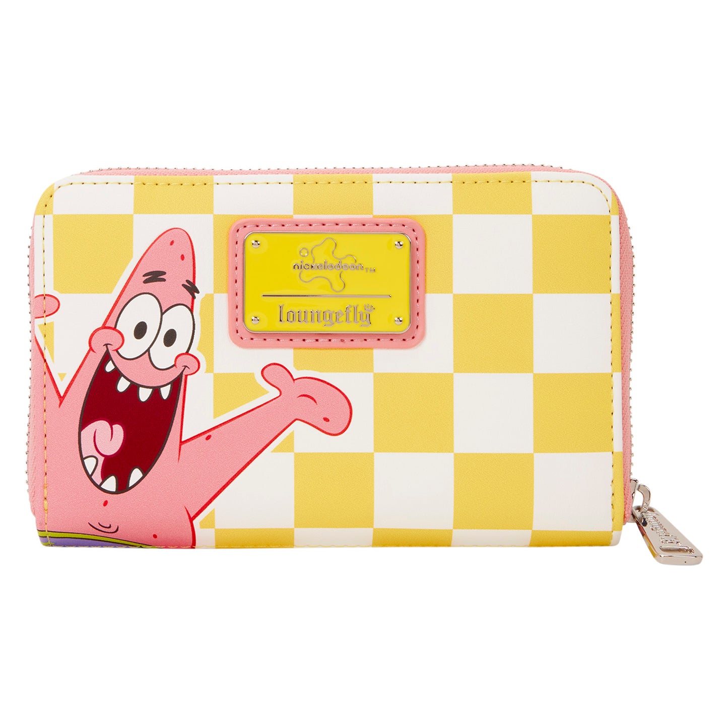 Loungefly Nickelodeon SpongeBob SquarePants & Patrick Star Checkered Zip Around Wallet