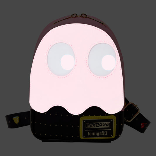 Loungefly Pac-Man Pinky Ghost Sling Crossbody