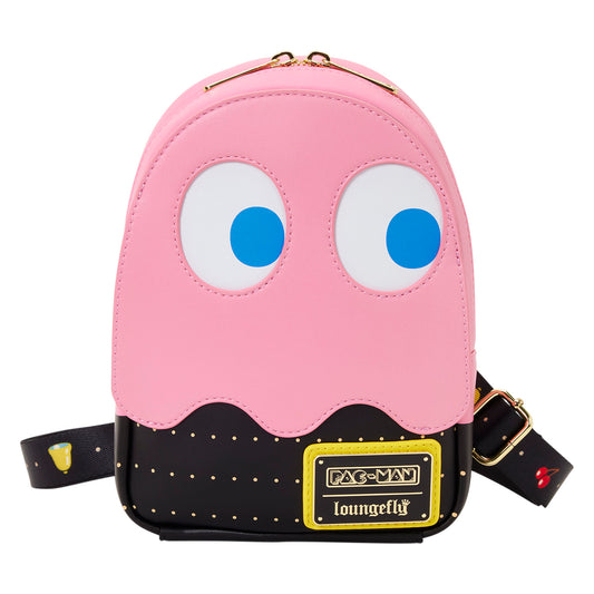 Loungefly Pac-Man Pinky Ghost Sling Crossbody