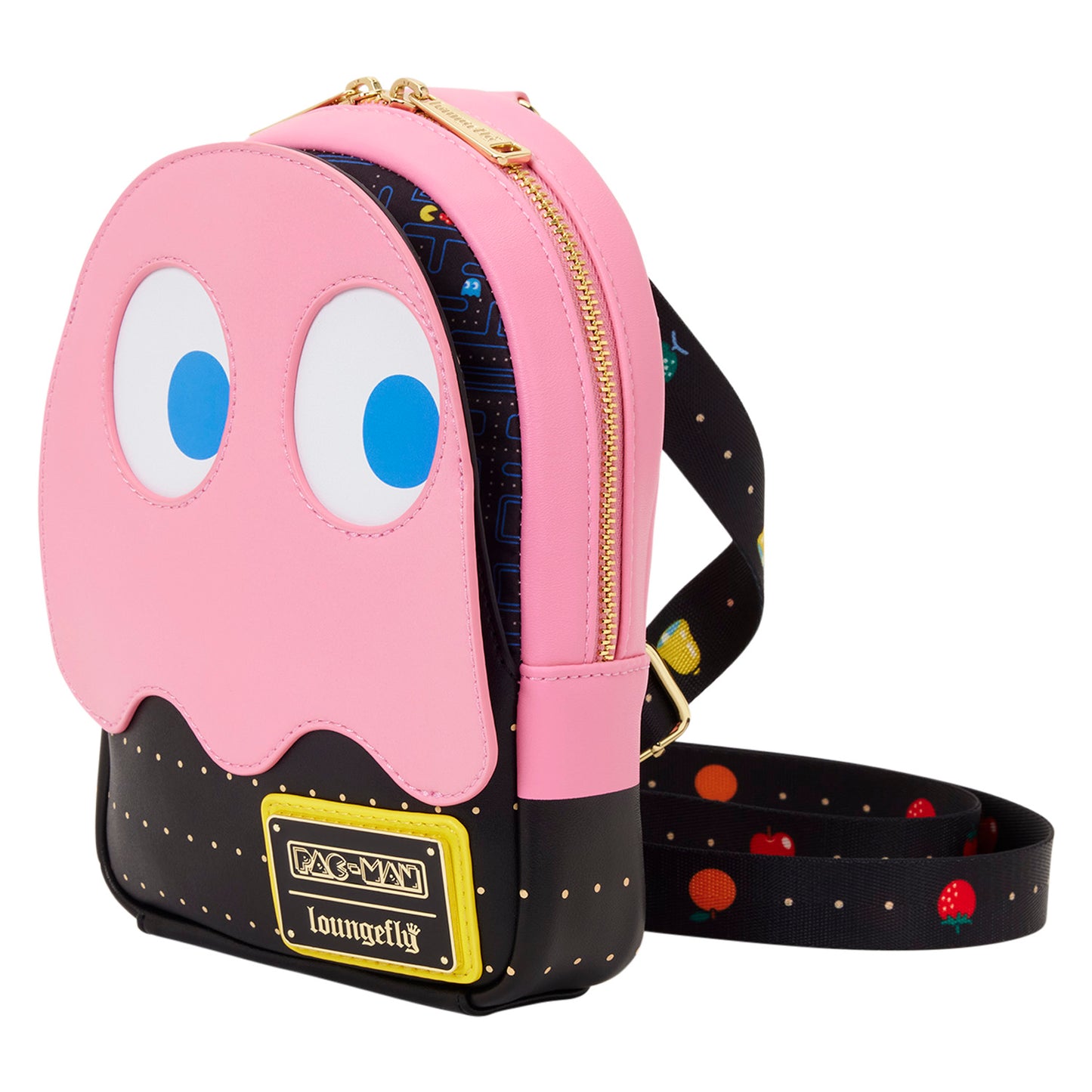 Loungefly Pac-Man Pinky Ghost Sling Crossbody