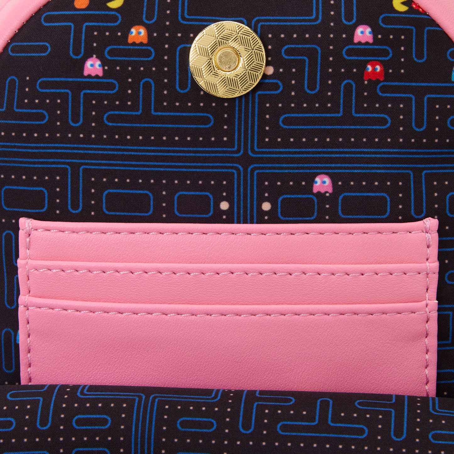 Loungefly Pac-Man Pinky Ghost Sling Crossbody