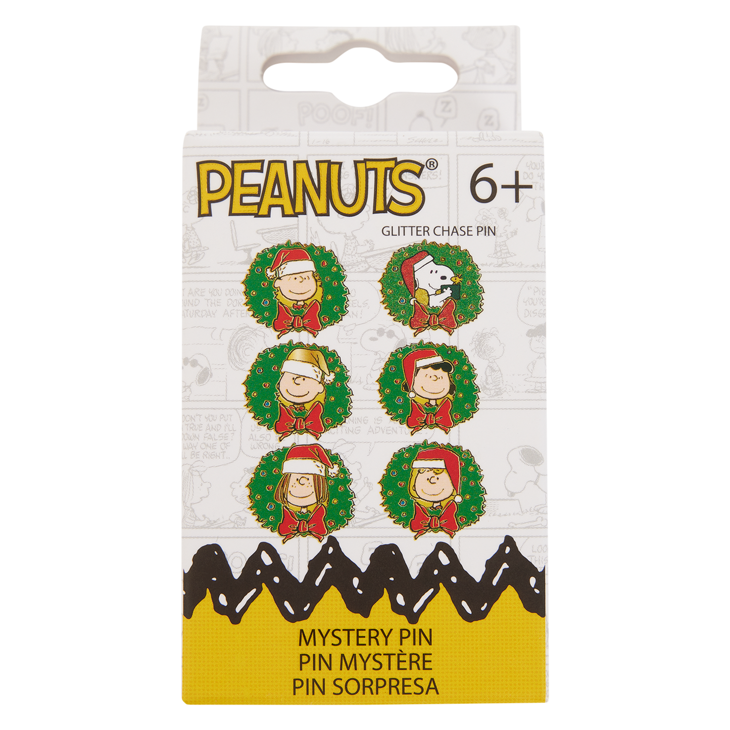 Loungefly Peanuts Snoopy And Friends Holiday Mystery Box Pins