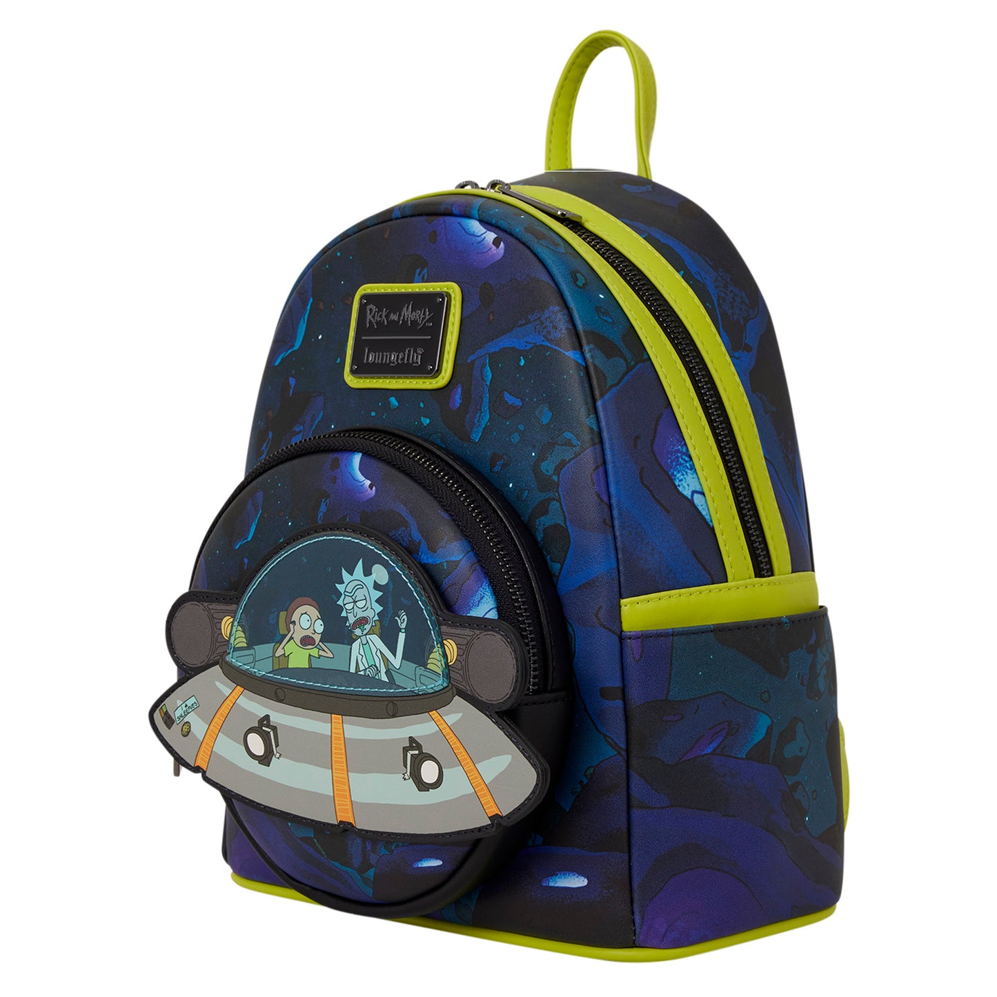 Loungefly Cartoon Network Rick and Morty Space Cruiser Mini Backpack