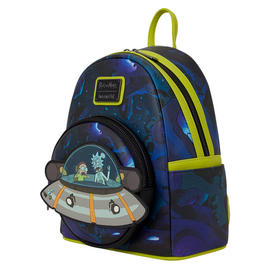 Loungefly Cartoon Network Rick and Morty Space Cruiser Mini Backpack