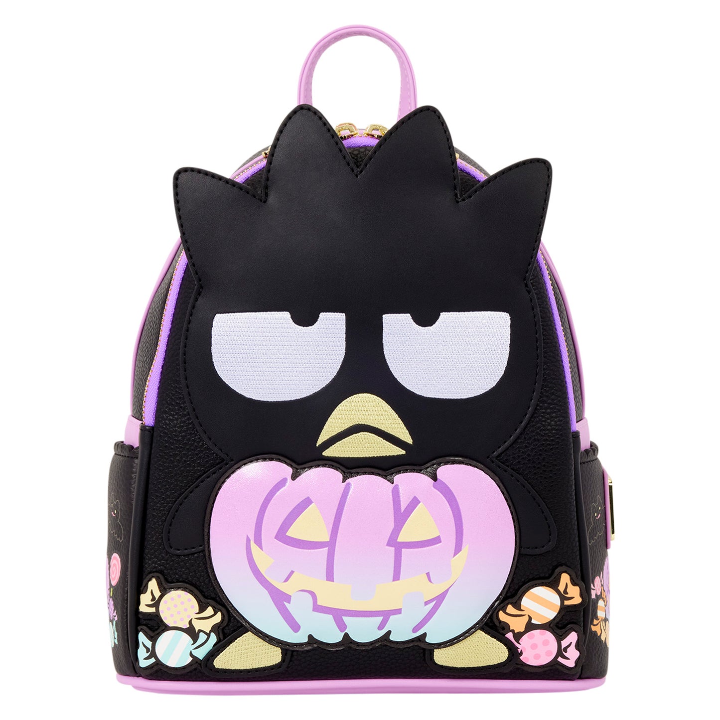 Loungefly Sanrio Badtz-Maru Pumpkin Cosplay Mini Backpack