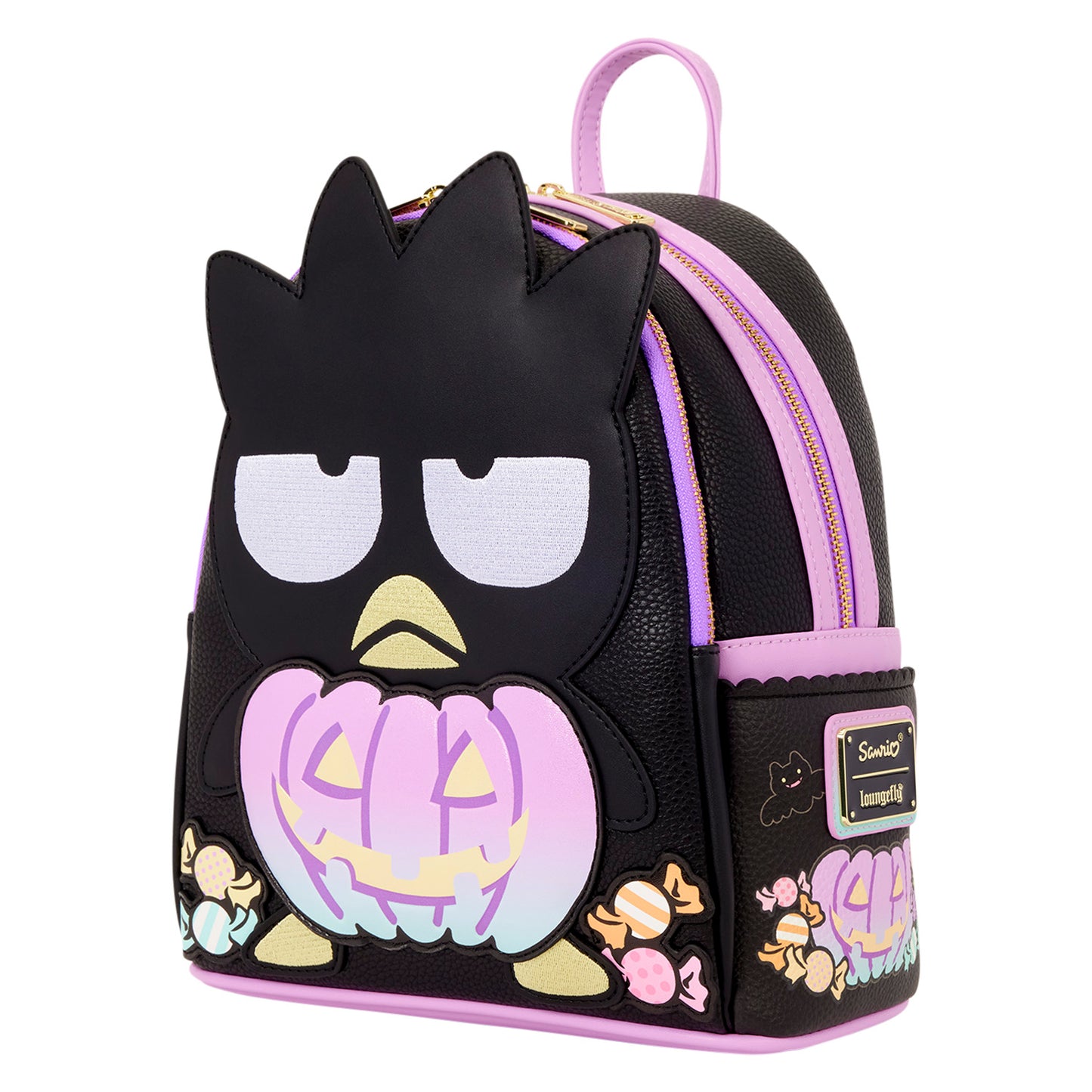 Loungefly Sanrio Badtz-Maru Pumpkin Cosplay Mini Backpack