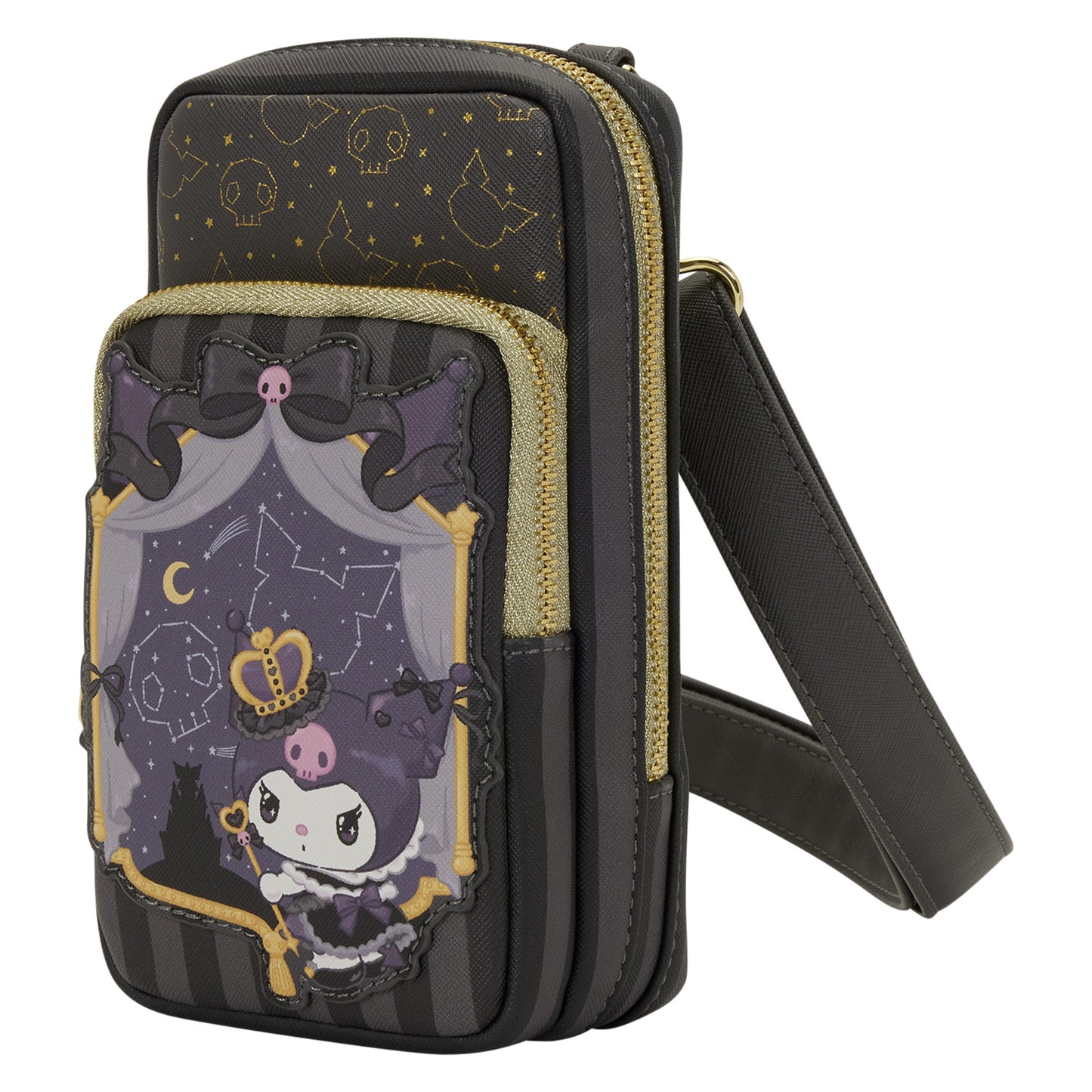 Loungefly Sanrio Kuromi 20th Anniversary Cell Phone Crossbody