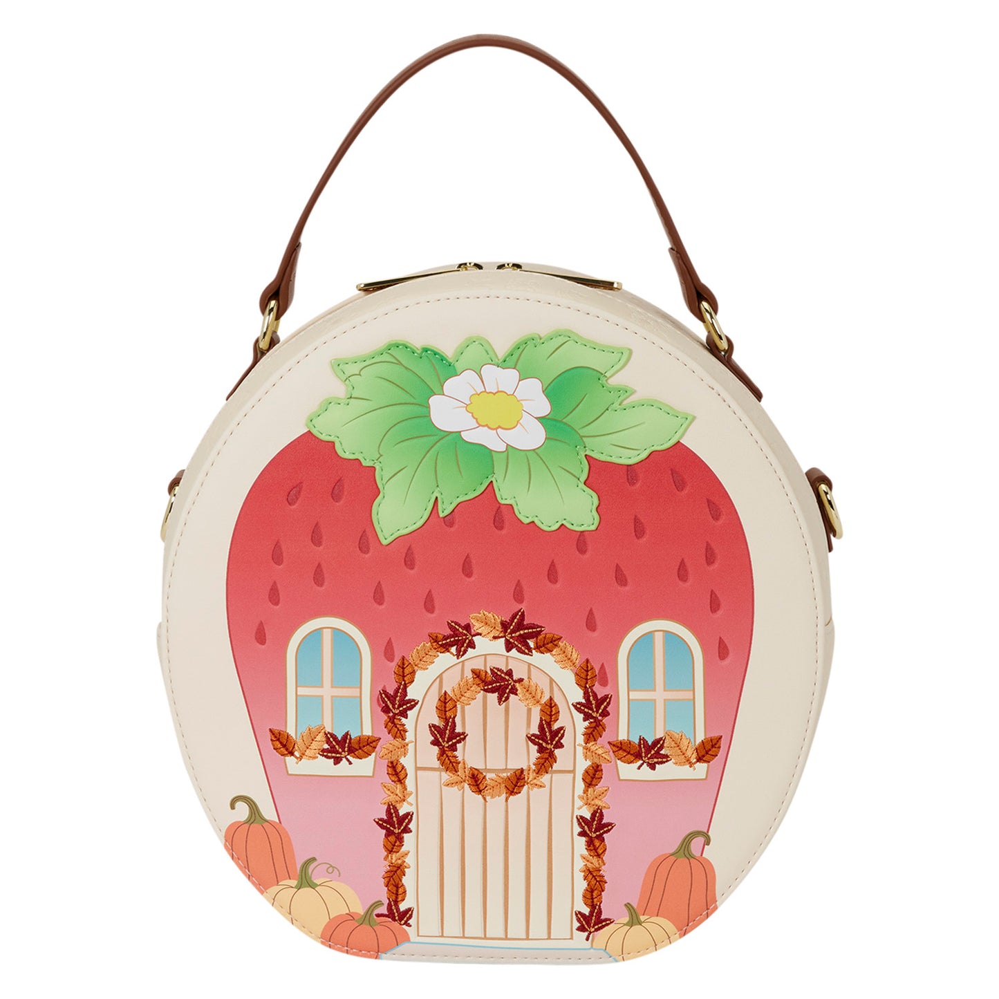 Loungefly Strawberry Shortcake Autumn Decor Crossbody Bag