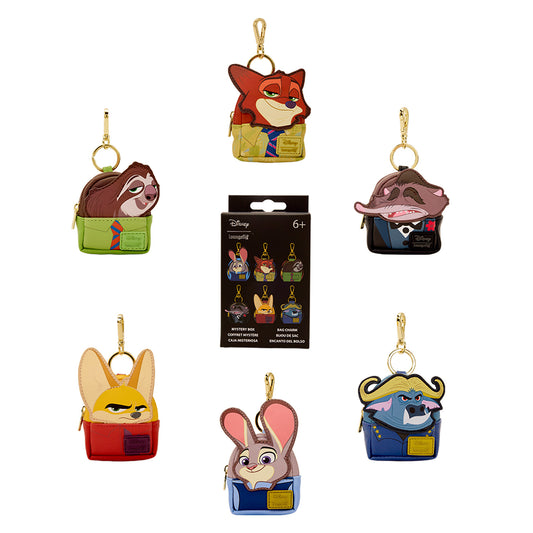 Loungefly Disney Zootopia Mystery Mini Backpack Keychain Charm