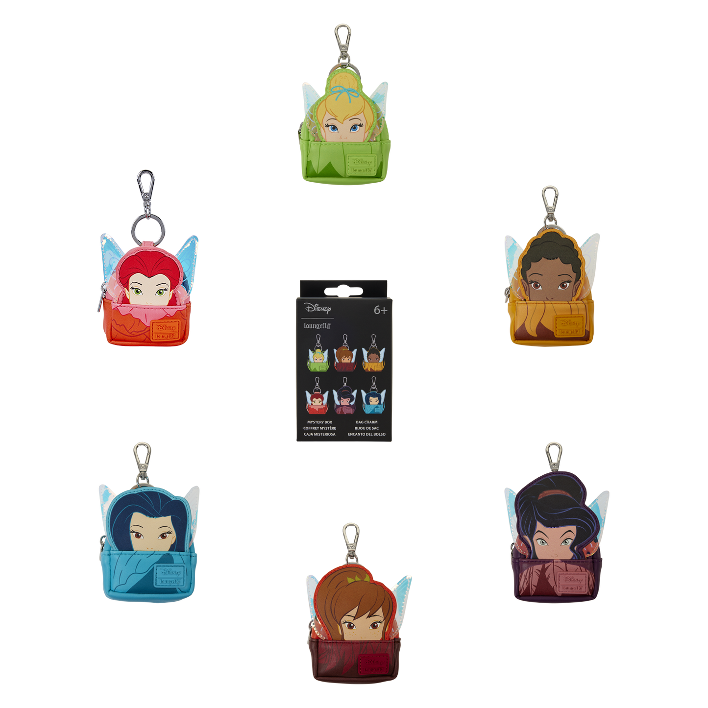 Loungefly Disney Fairies Mystery Mini Backpack Keychain Charm