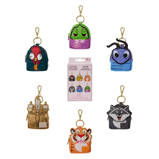 Loungefly Disney Disney Princess Sidekicks Mystery Mini Backpack Bag Charm