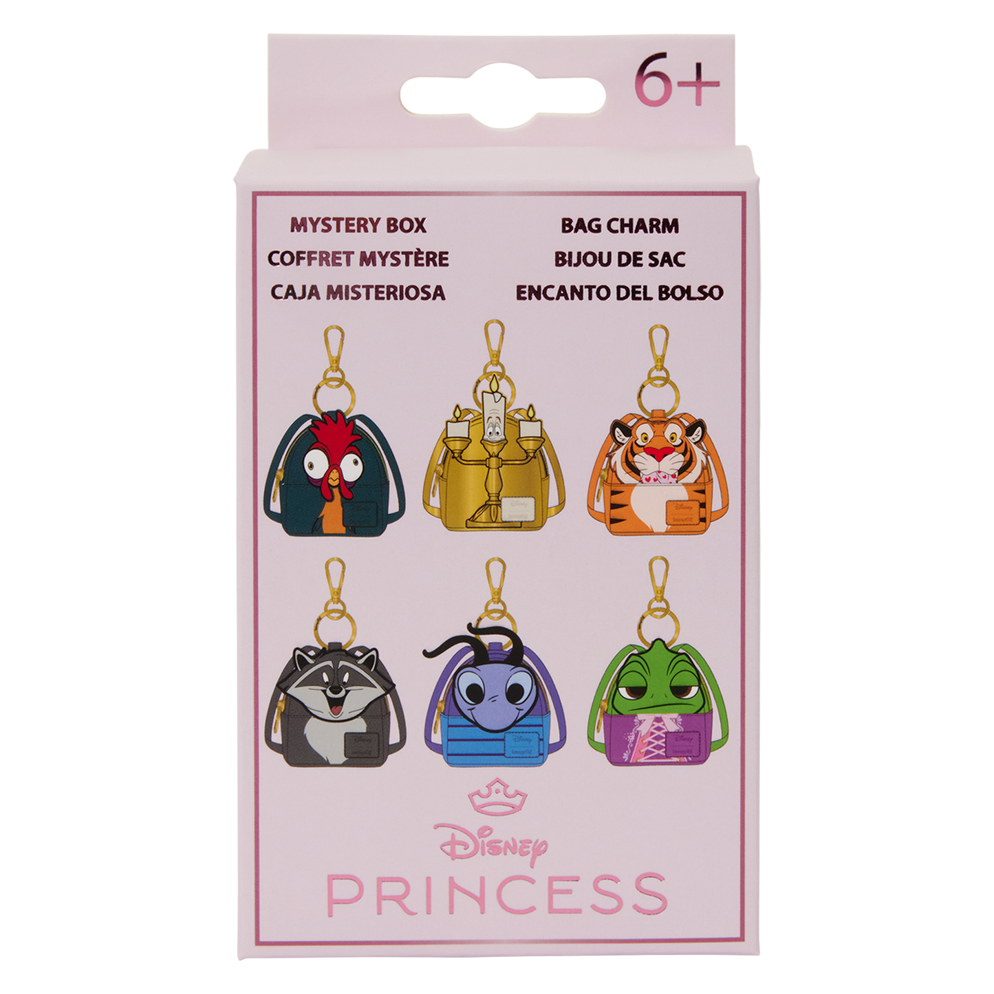Loungefly Disney Disney Princess Sidekicks Mystery Mini Backpack Bag Charm