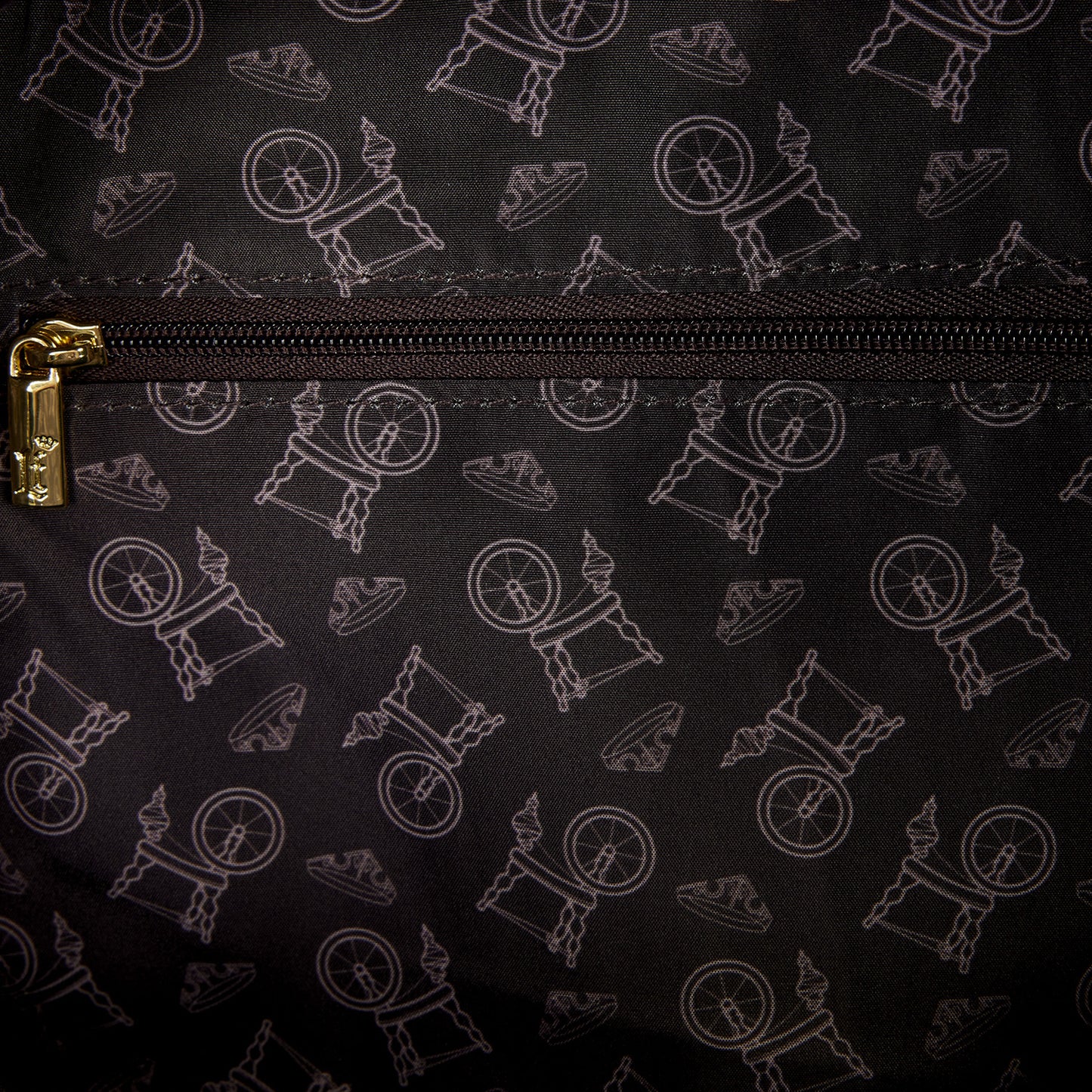 Loungefly Disney Sleeping Beauty Spinning Wheel Mini Backpack