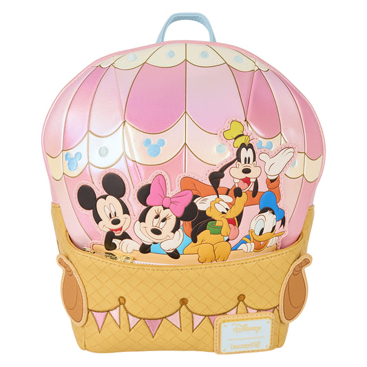 Loungefly Disney Mickey And Friends Figural Hot Air Balloon Mini Backpack