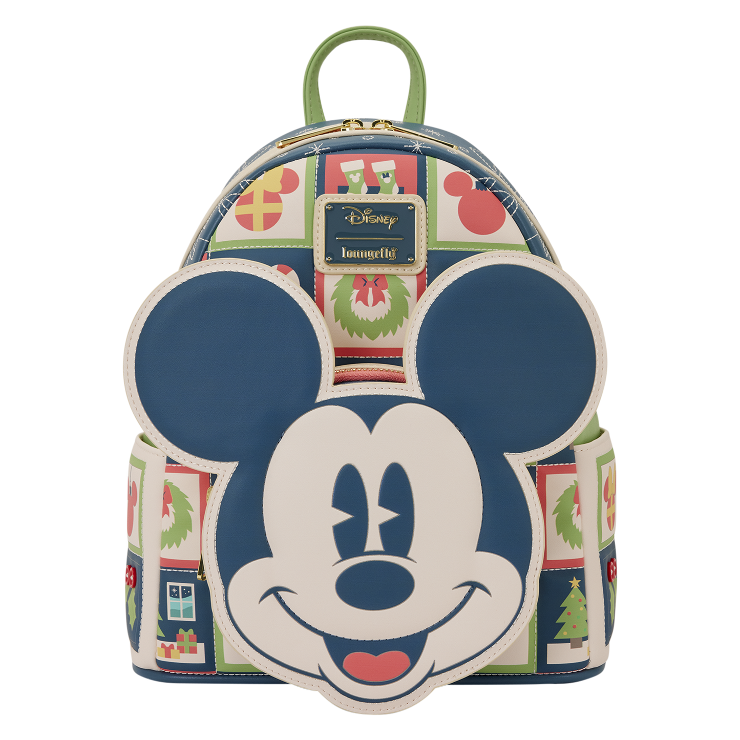 Loungefly Disney Mickey And Minnie Holiday Mini Backpack
