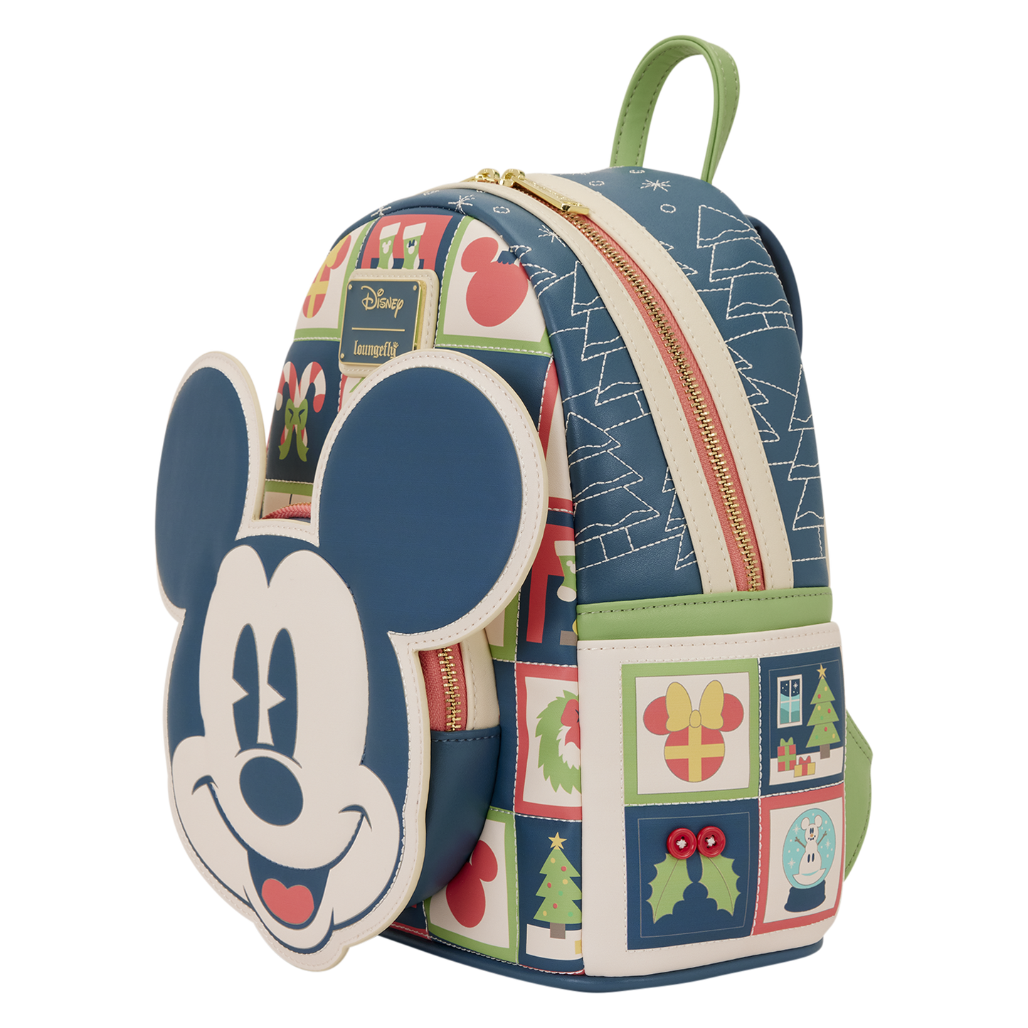 Loungefly Disney Mickey And Minnie Holiday Mini Backpack