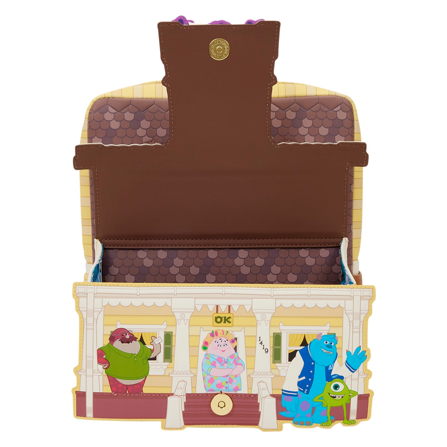 Loungefly Disney Monsters University Oozma Kappa House Figural Mini Backpack