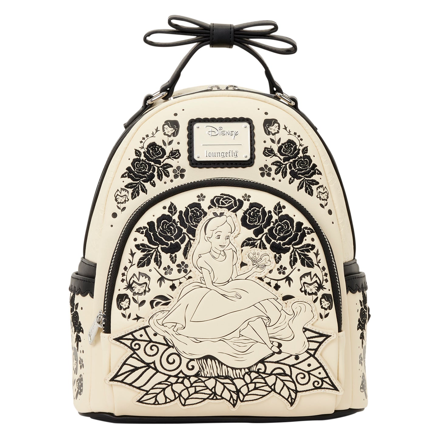 Loungefly Disney Alice in Wonderland Embroidered Floral Mini Backpack