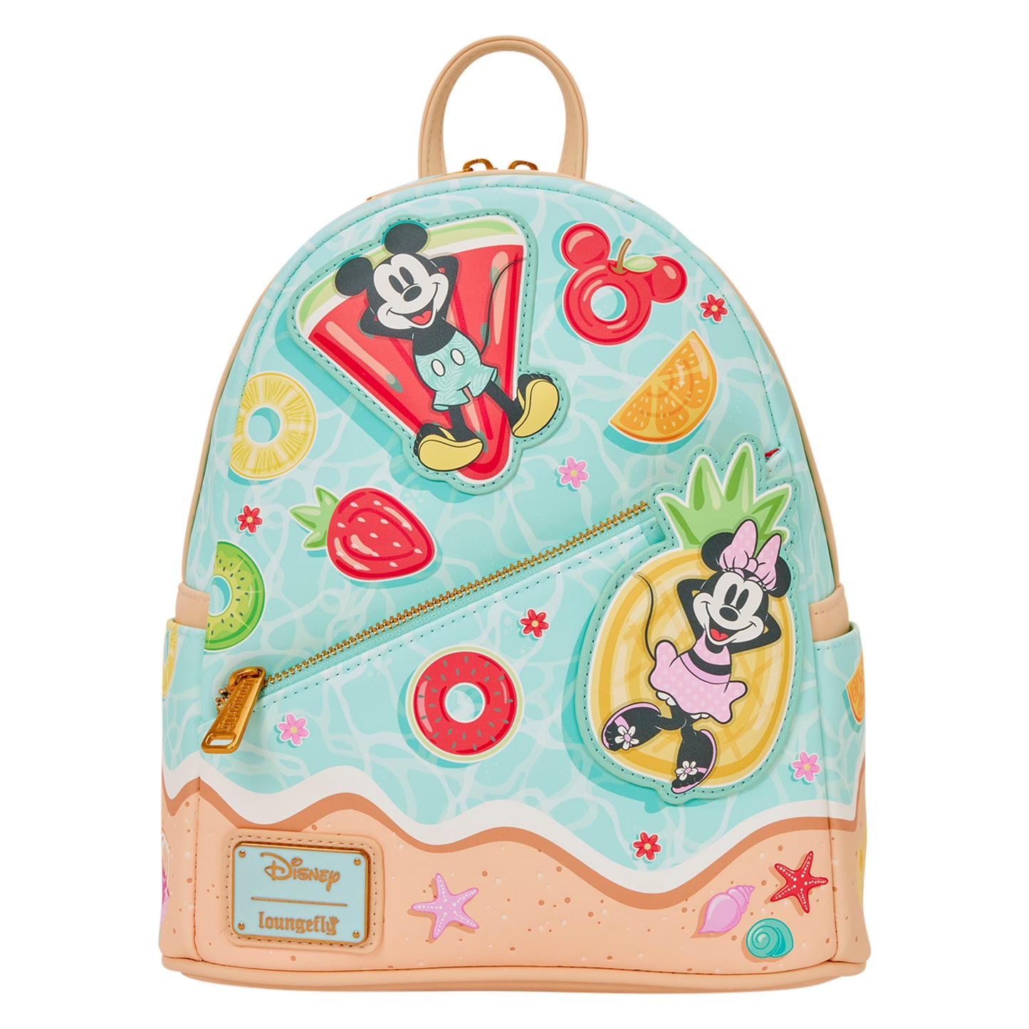 Loungefly Disney Mickey & Minnie Beach Fun Mini Backpack