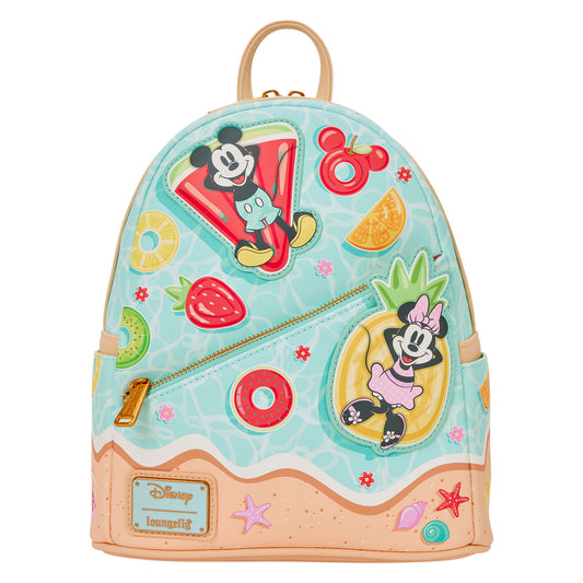 Loungefly Disney Mickey & Minnie Beach Fun Mini Backpack