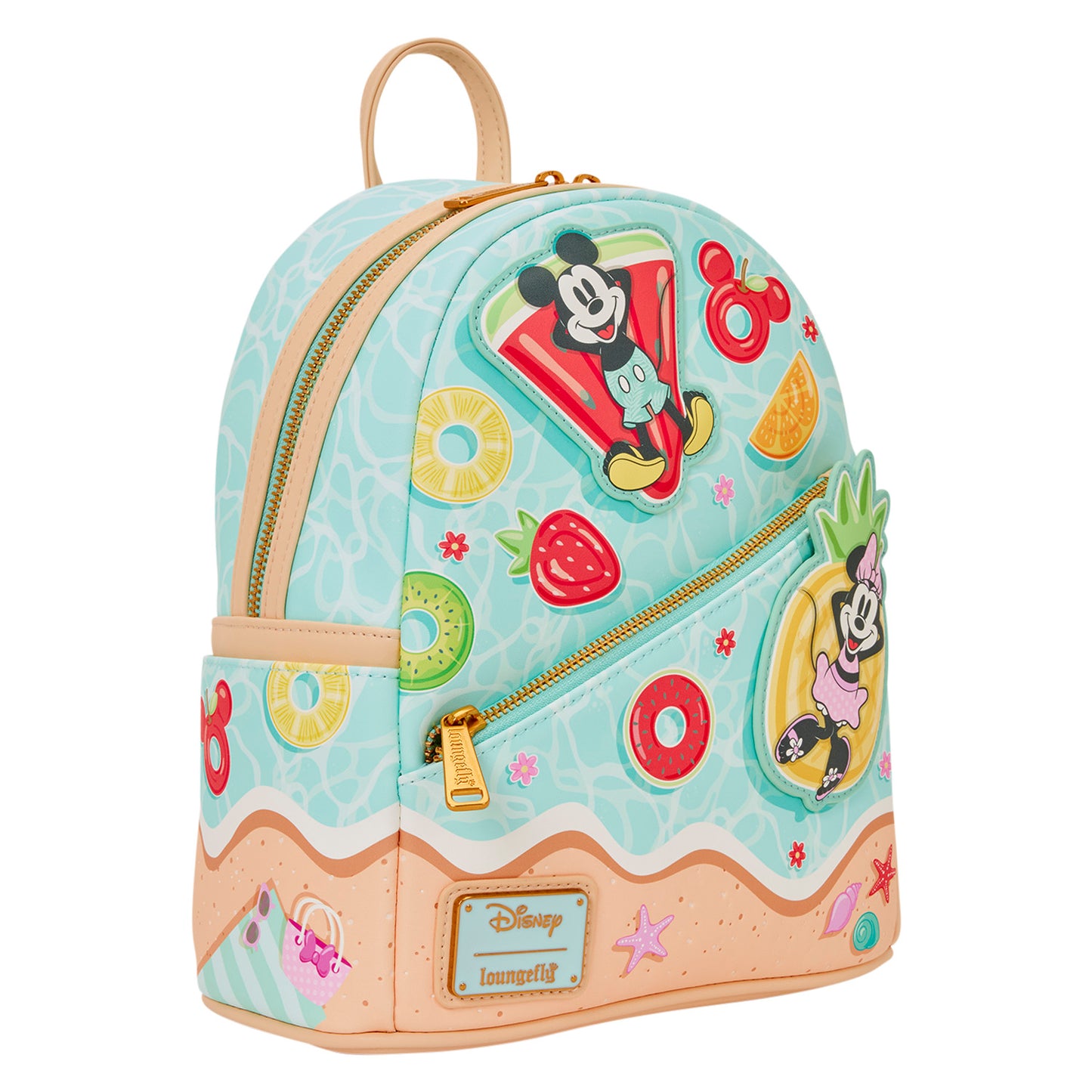 Loungefly Disney Mickey & Minnie Beach Fun Mini Backpack