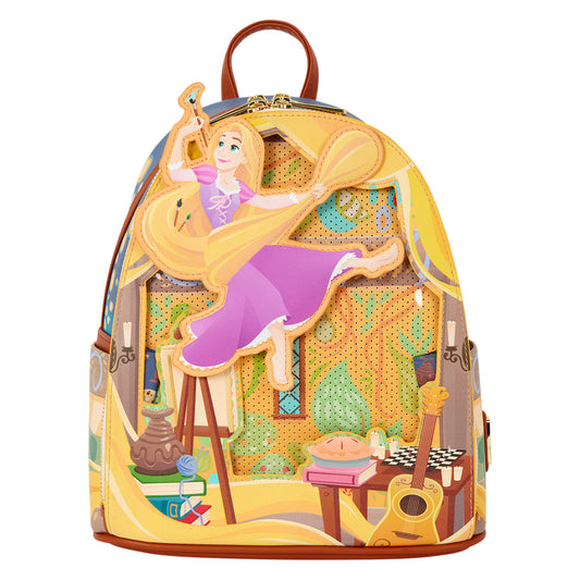 Loungefly Disney Tangled Rapunzel Painting Mini Backpack