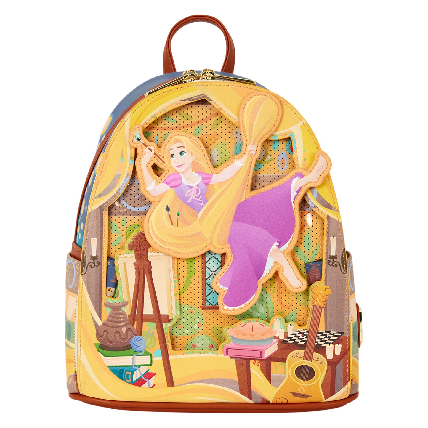 Loungefly Disney Tangled Rapunzel Painting Mini Backpack