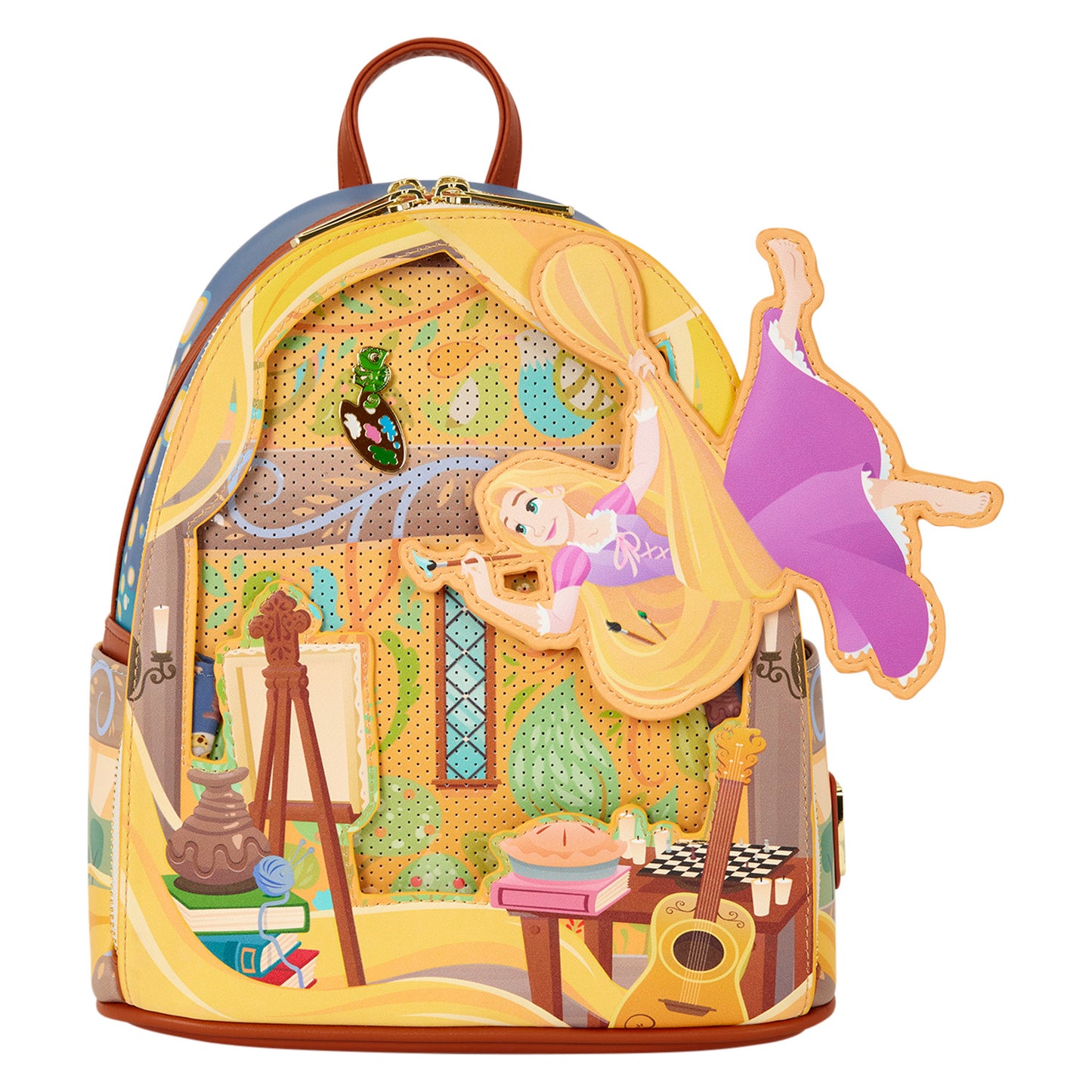 Loungefly Disney Tangled Rapunzel Painting Mini Backpack