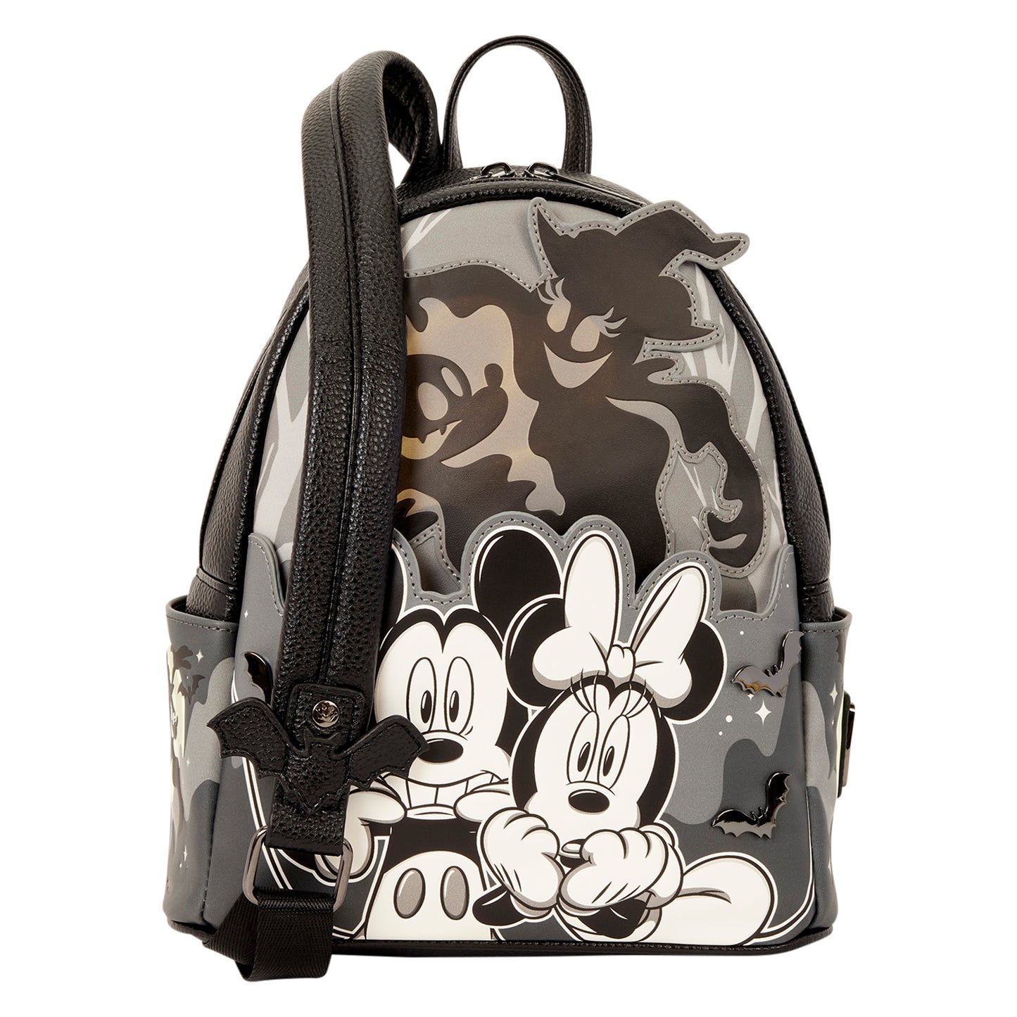 Loungefly Disney Mickey & Minnie Ghost Light Up Glow Mini Backpack