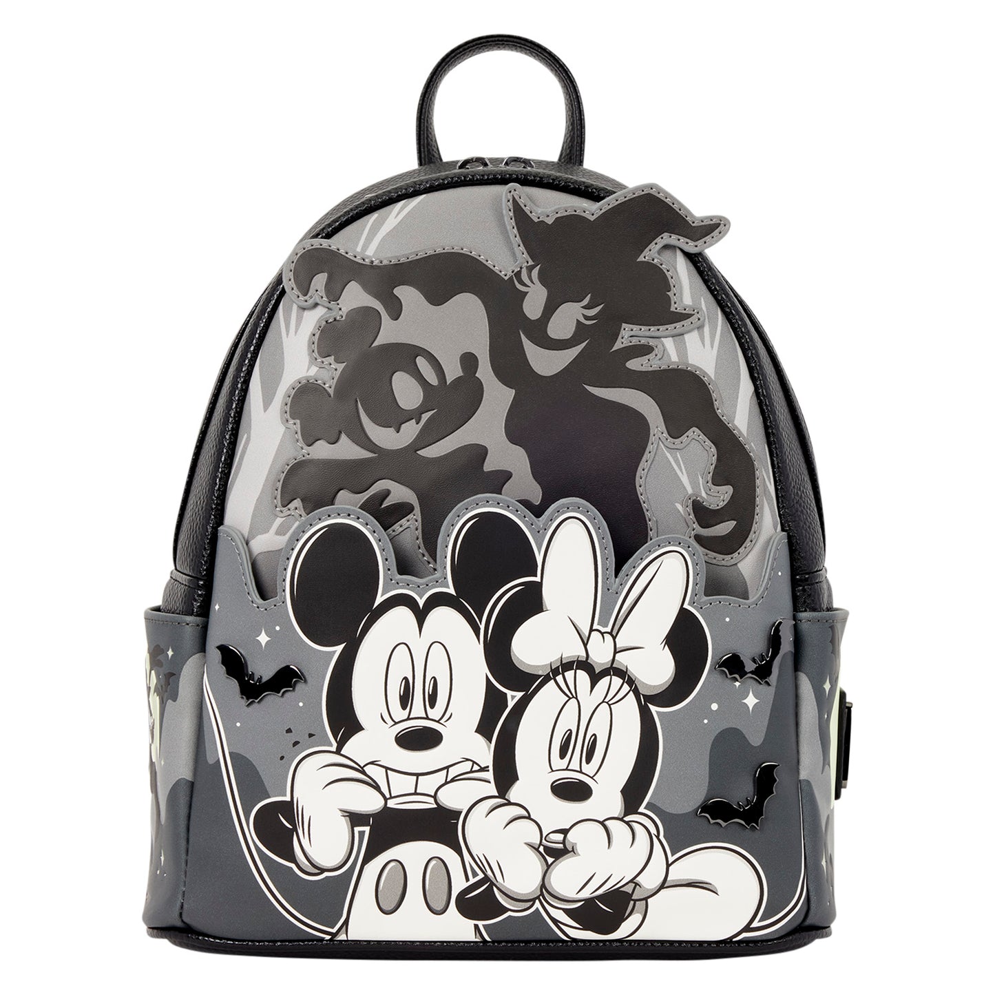 Loungefly Disney Mickey & Minnie Ghost Light Up Glow Mini Backpack