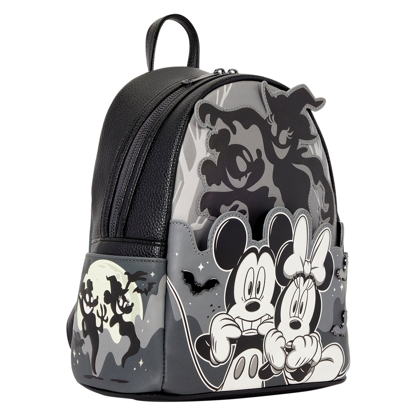 Loungefly Disney Mickey & Minnie Ghost Light Up Glow Mini Backpack