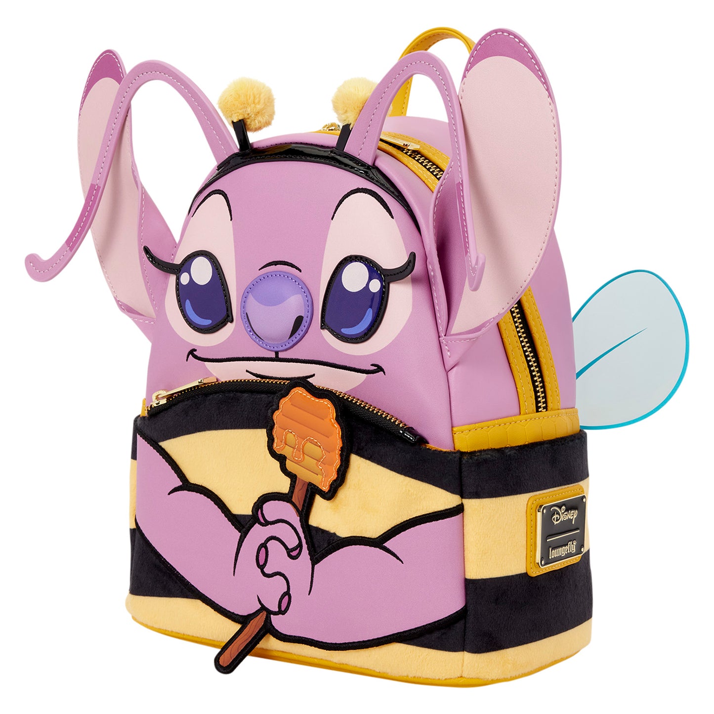 Loungefly Disney Angel Bumblebee Costume Cosplay Mini Backpack
