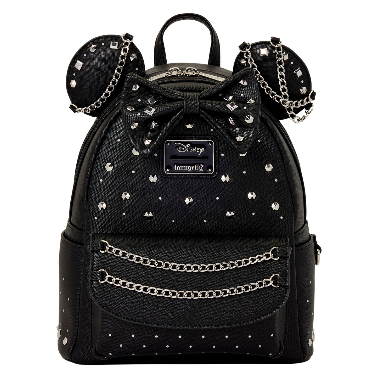 Loungefly Disney Minnie Mouse Studs & Chains Mini Backpack