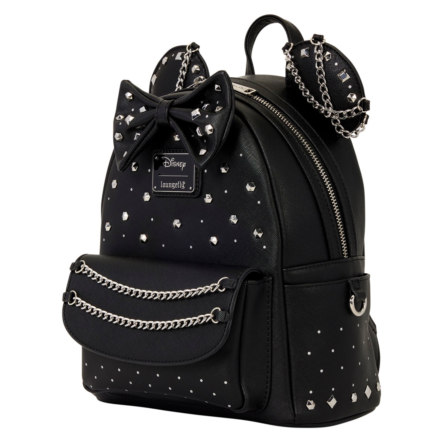 Loungefly Disney Minnie Mouse Studs & Chains Mini Backpack