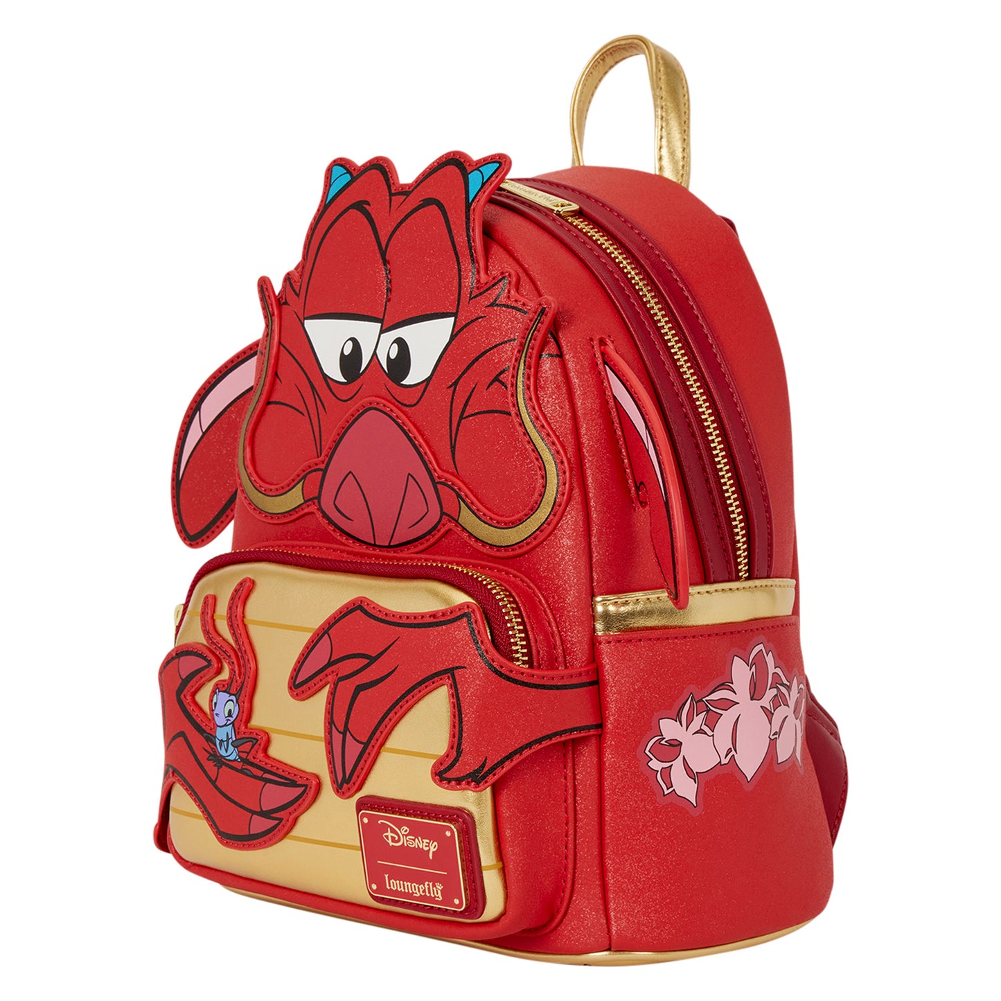 Loungefly Disney Mulan Mushu Glitter Cosplay Mini Backpack