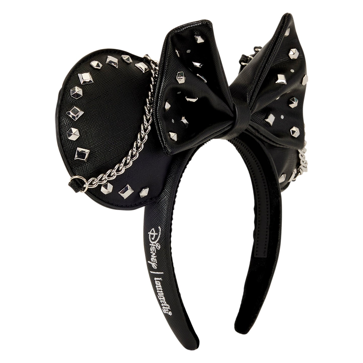 Loungefly Disney Minnie Mouse Studs & Chains Ear Headband