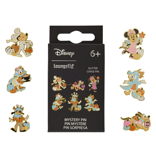Loungefly Disney Mickey And Friends Halloween Costume Mystery Box Pins