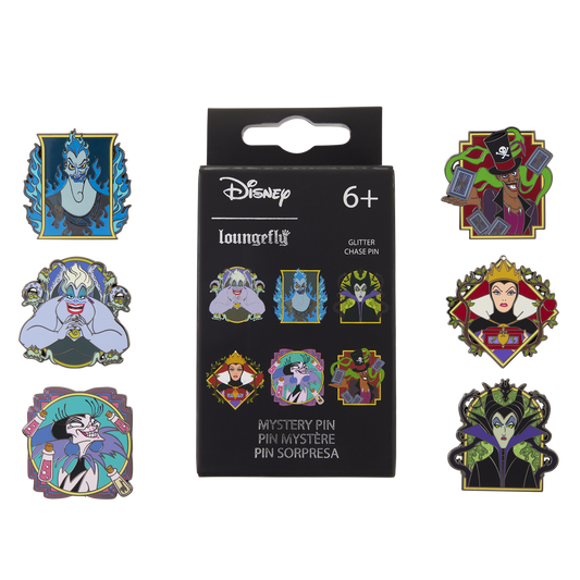 Loungefly Disney Villains Mystery Box Pin