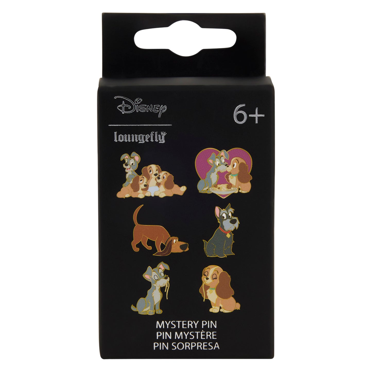 Loungefly Disney Lady and the Tramp Mystery Box Pin