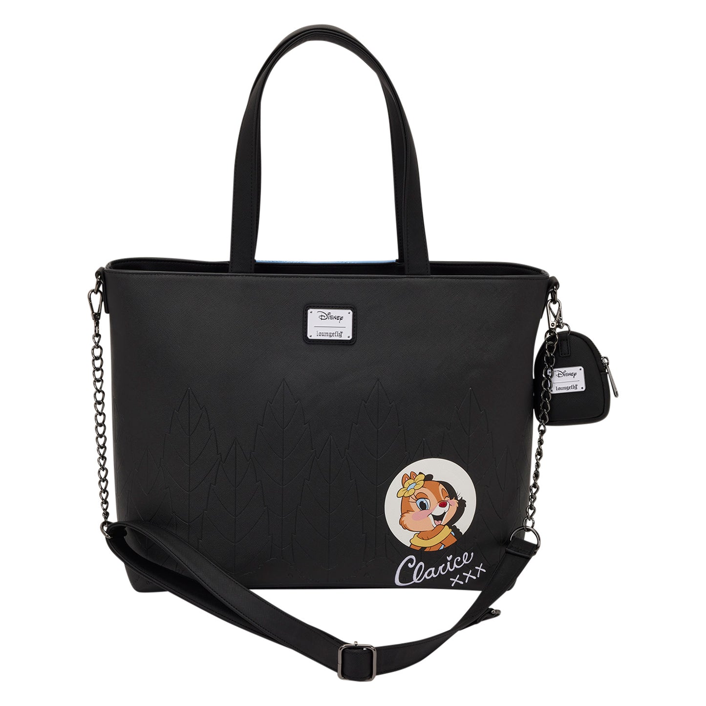 Loungefly Disney Chip 'n' Dale Two Chips & a Miss Tote Bag With Coin Bag